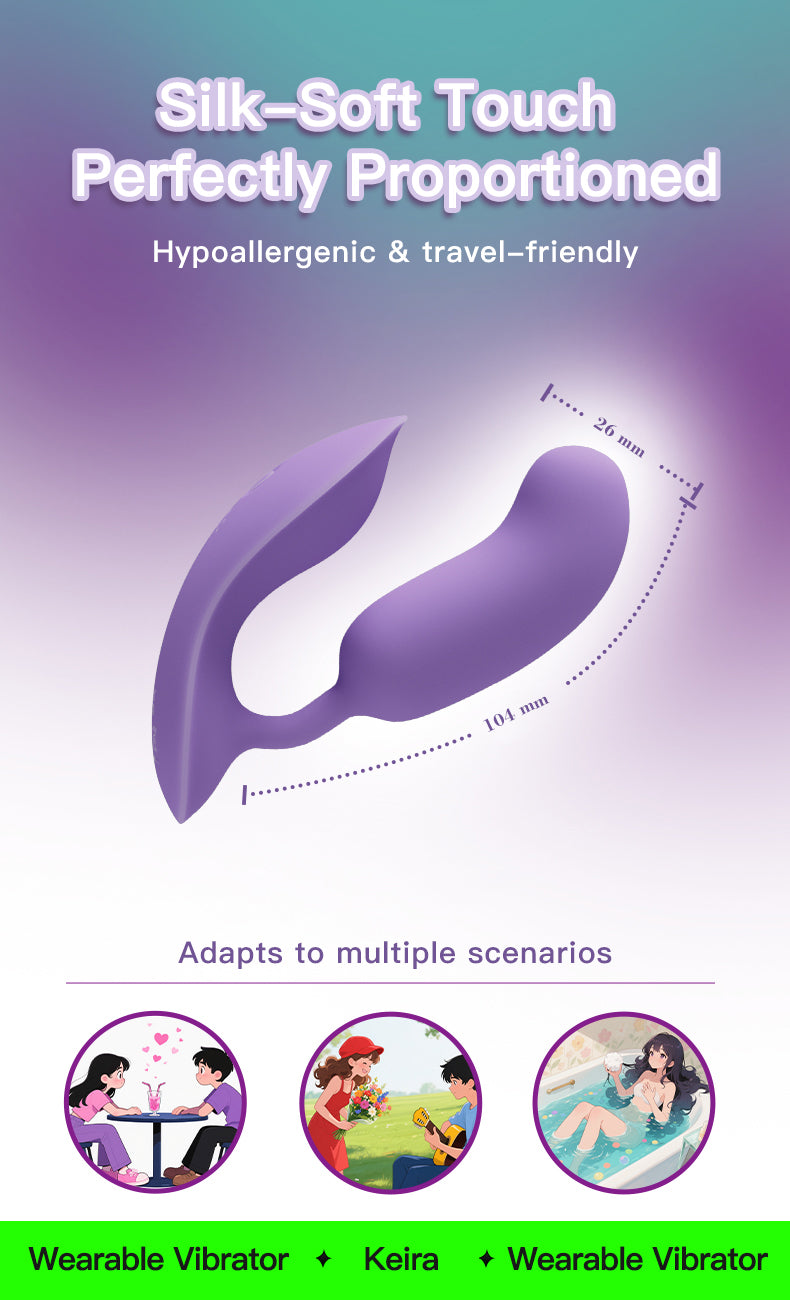 Keira Remote Wearable Dual Vibrator