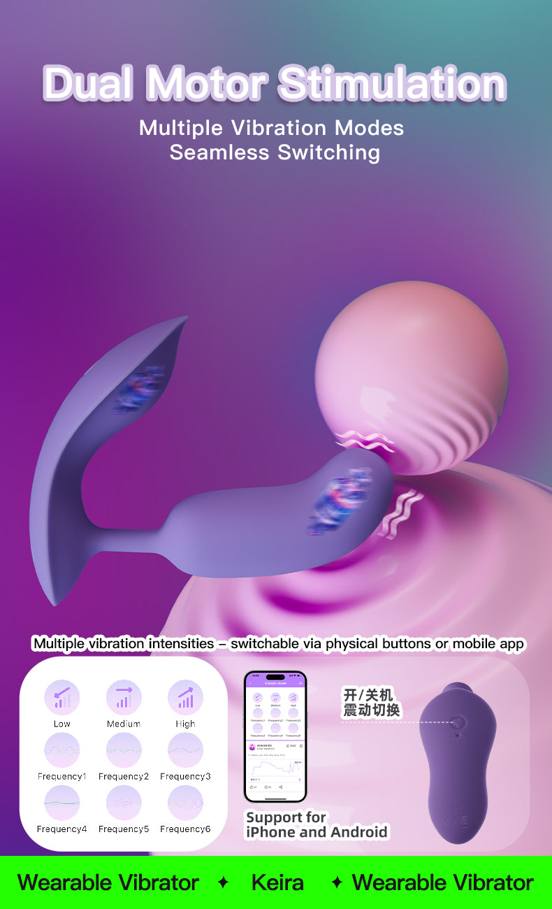 Keira Remote Wearable Dual Vibrator